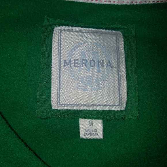green fuzzy merona top - Picture 2 of 2